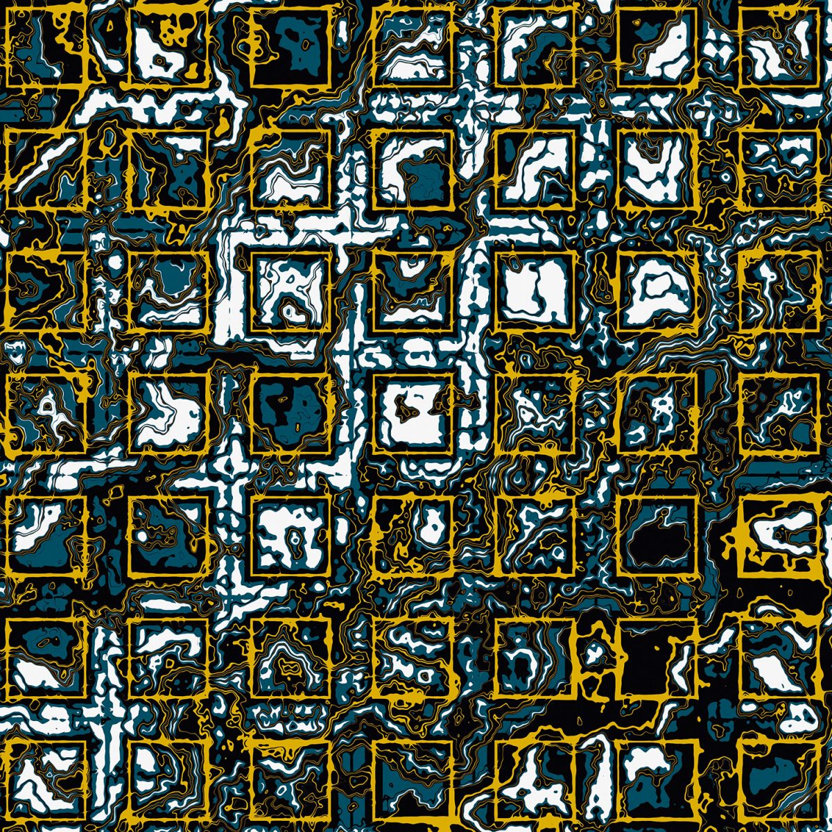 Procedurally generated illustrated pattern